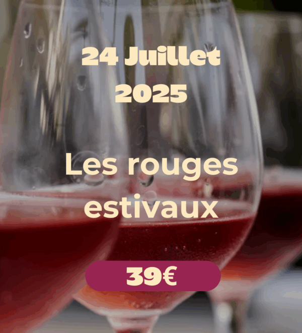 Les vins rouges estivaux