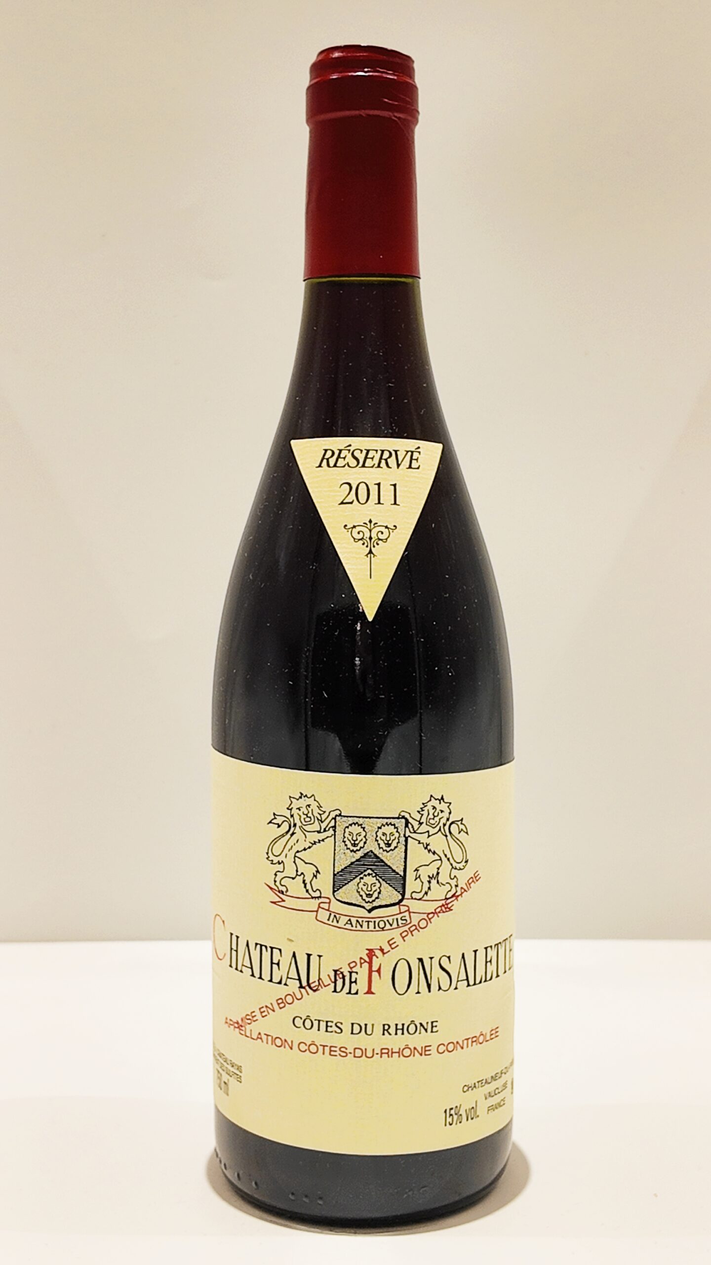 Emmanuel Reynaud – Château Fonsalette – 2011 – 75 cL