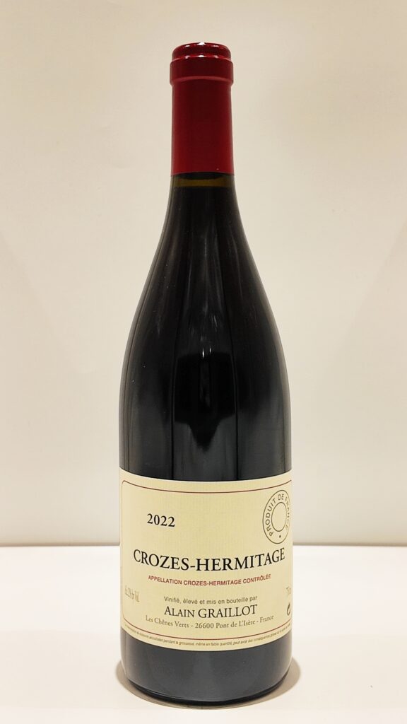 Alain Graillot – Crozes-Hermitage – 2022 – 75 cL