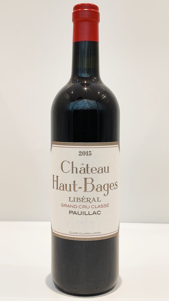 Château Haut-Bages Libéral – Pauillac – 2015 – 75 cL