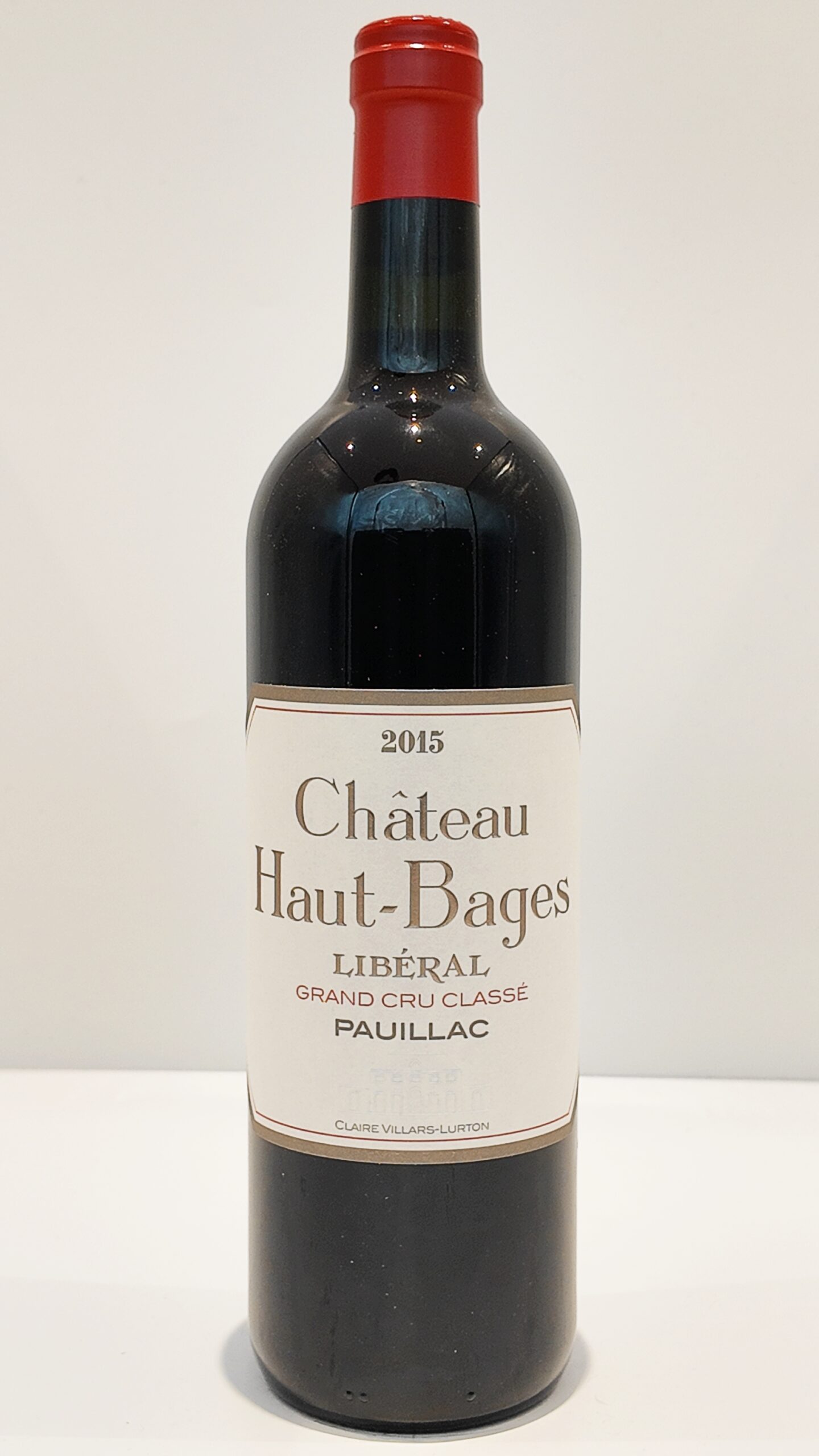 Château Haut-Bages Libéral – Pauillac – 2015 – 75 cL
