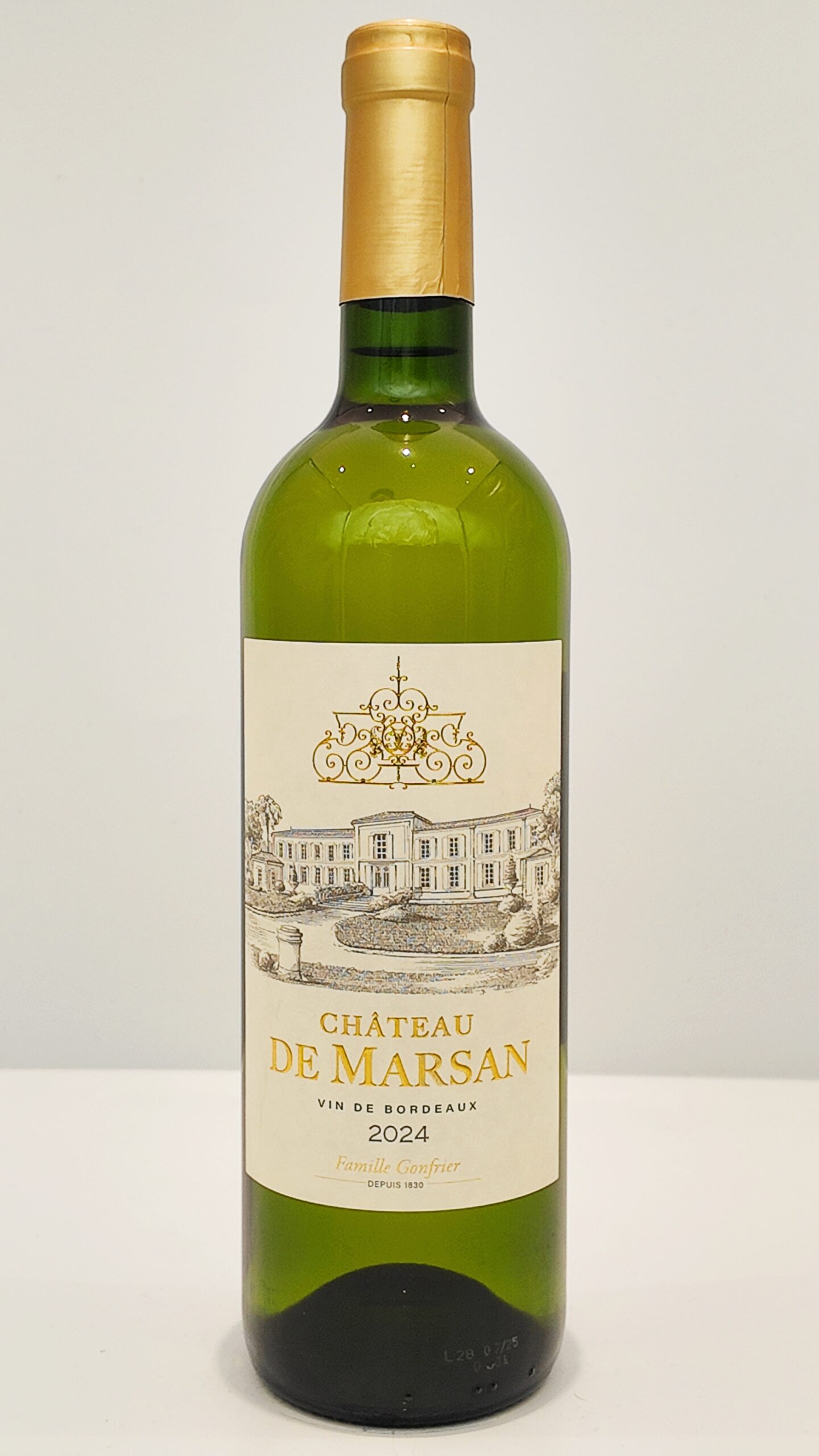 Château de Marsan – Bordeaux Blanc – 2024 – 75 cL