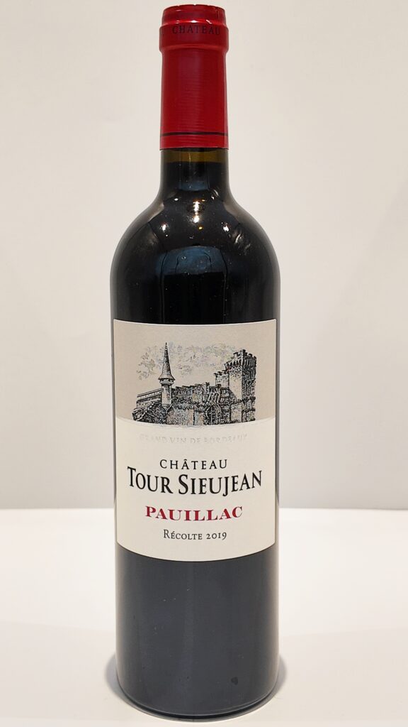 Château Tour Sieujean – Pauillac – 2019 – 75 cL