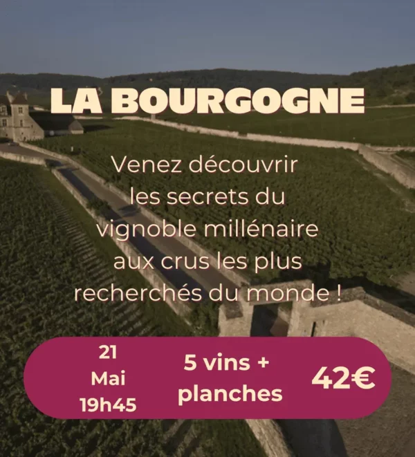 la bourgogne : Atelier accords mets et vins