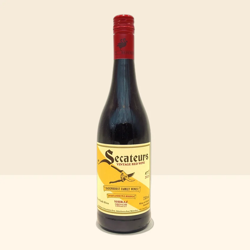 bouteille de Vin Secateurs Red de Badenhorst - 2023