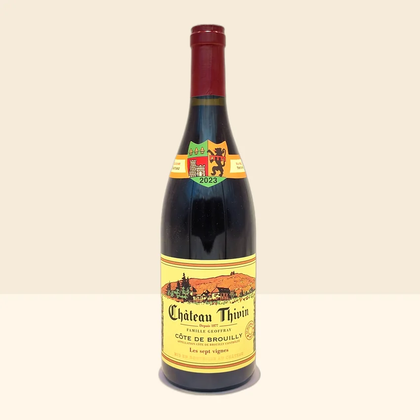 bouteille de Vin Les 7 vignes de Château Thivin - 2023
