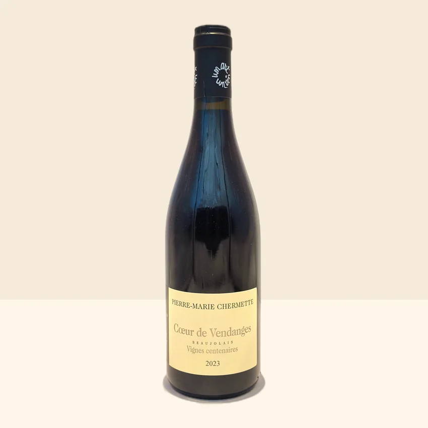 bouteille de Vin Beaujolais Coeur de vendanges de Chermette - 2023