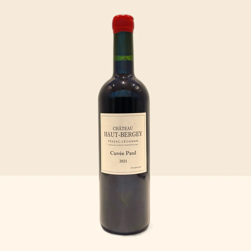 bouteille de Vin Cuvée Paul Rouge de Château Haut-Bergey - 2021