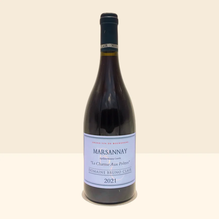 bouteille de Vin Marsannay Rouge La Charme aux Prêtres de Bruno Clair - 2021