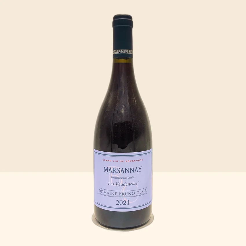 bouteille de Vin Marsannay Rouge Les Vaudenelles de Bruno Clair - 2021