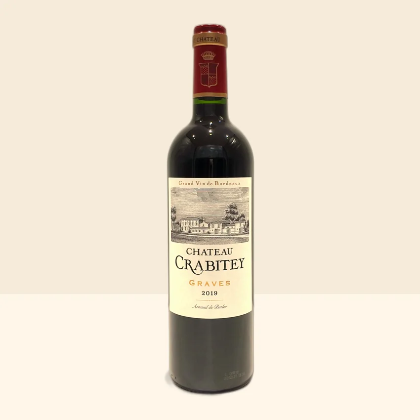 bouteille de Vin Graves Rouge de Château Crabitey - 2019