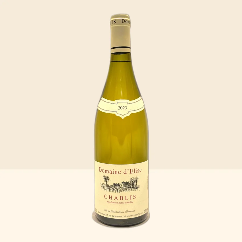 bouteille de Vin Chablis de Domaine d'Elise - 2023