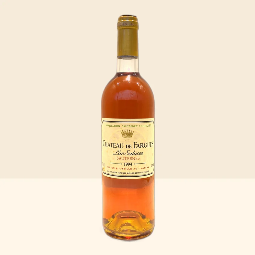 bouteille de Vin Sauternes de Château de Fargues - 1994