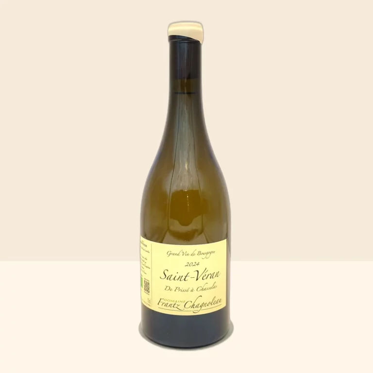 bouteille de Vin Saint-Véran De Prissé à Chasselas de Frantz Chagnoleau - 2024