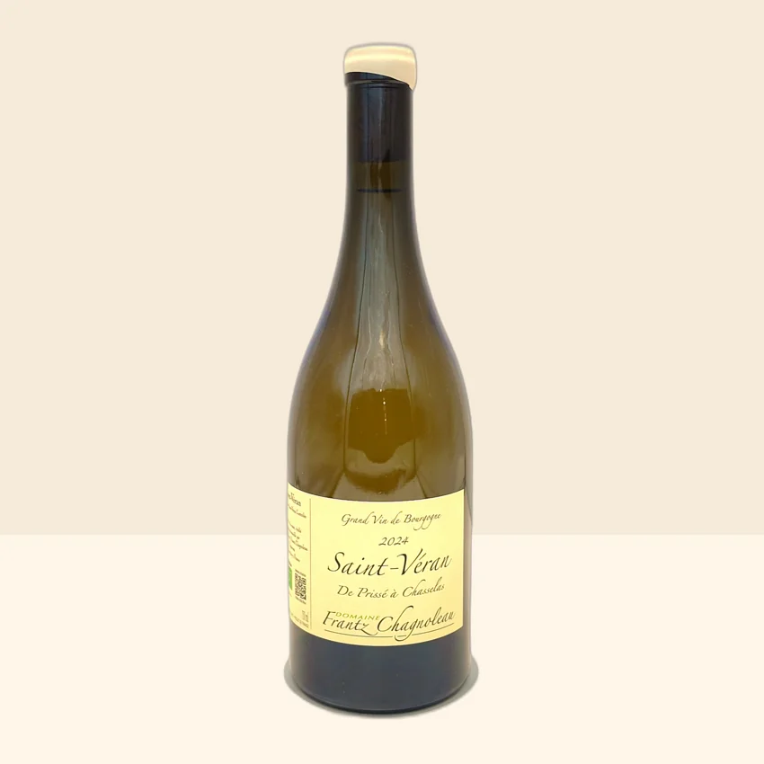 bouteille de Vin Saint-Véran De Prissé à Chasselas de Frantz Chagnoleau - 2024