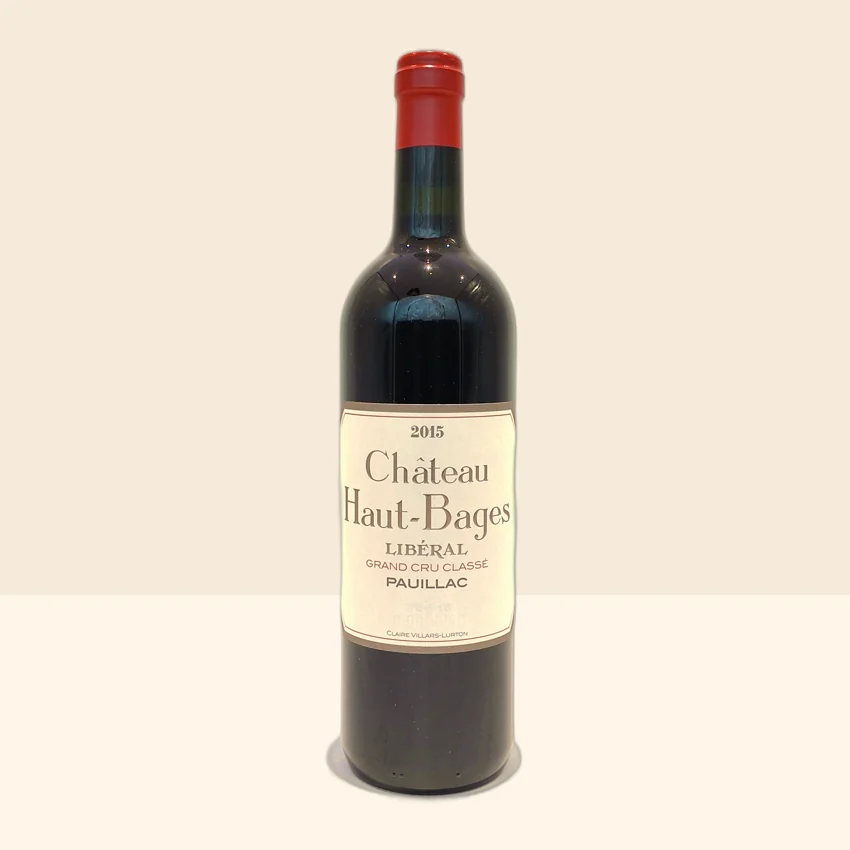 bouteille de Vin Pauillac de Château Haut-Bages Libéral - 2015