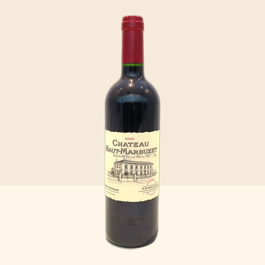 bouteille de Vin Saint-Estèphe de Château Haut-Marbuzet - 2020