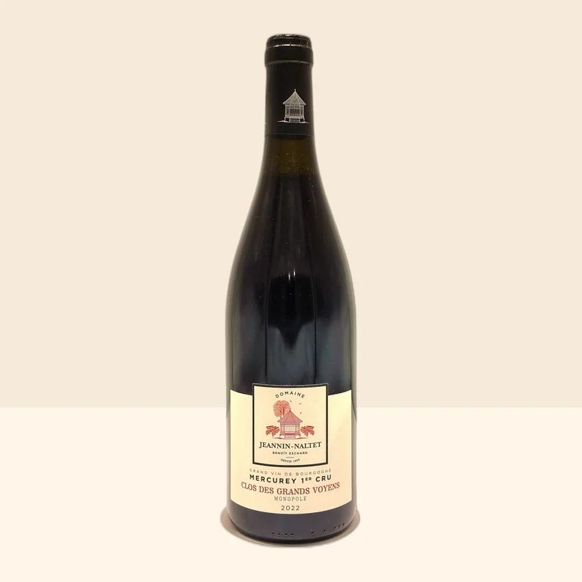 bouteille de Vin Mercurey 1er Cru Clos des Grands Voyens de Jeannin-Naltet - 2022