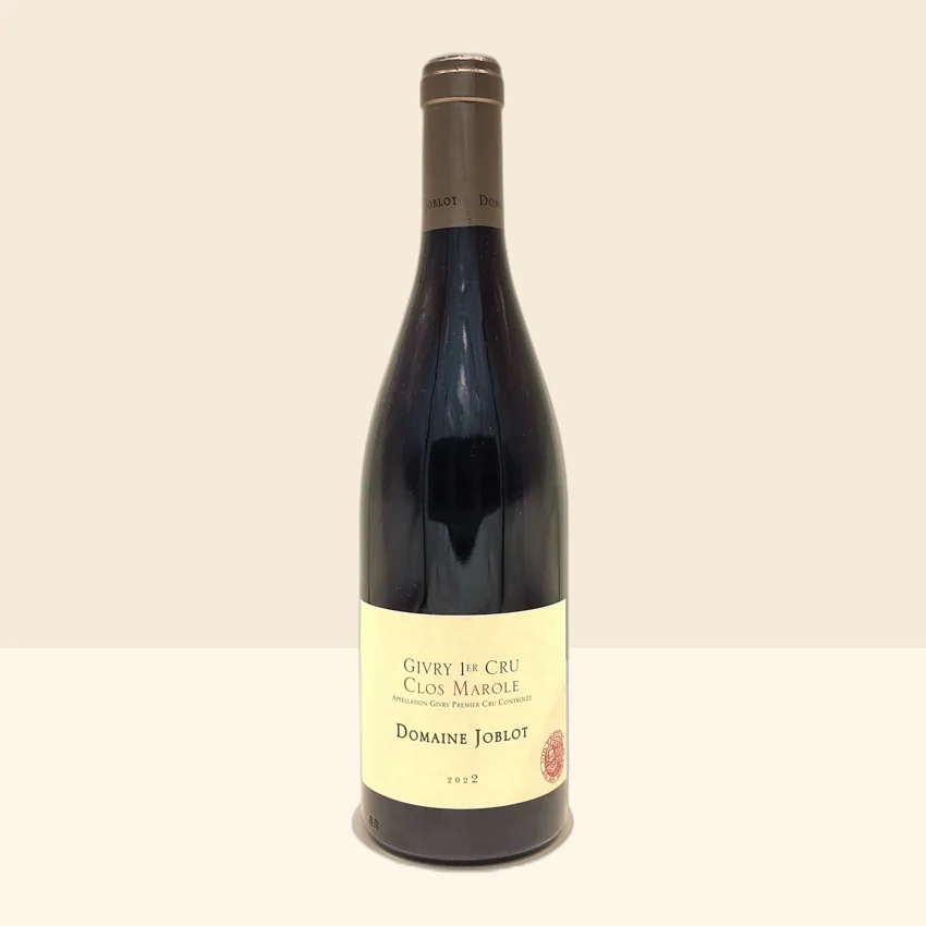 bouteille de Vin Givry 1er Cru Rouge Clos Marole de Joblot - 2022