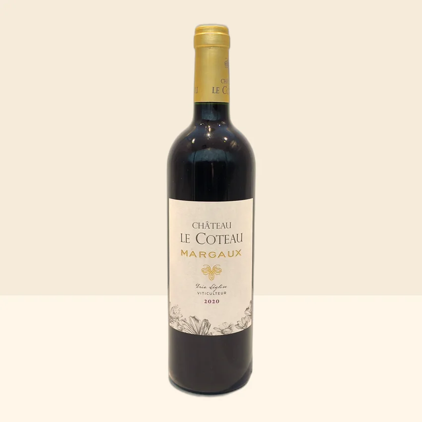 bouteille de Vin Margaux de Château Le Coteau - 2020