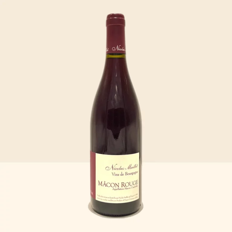 bouteille de Vin Mâcon Rouge de Nicolas Maillet - 2023