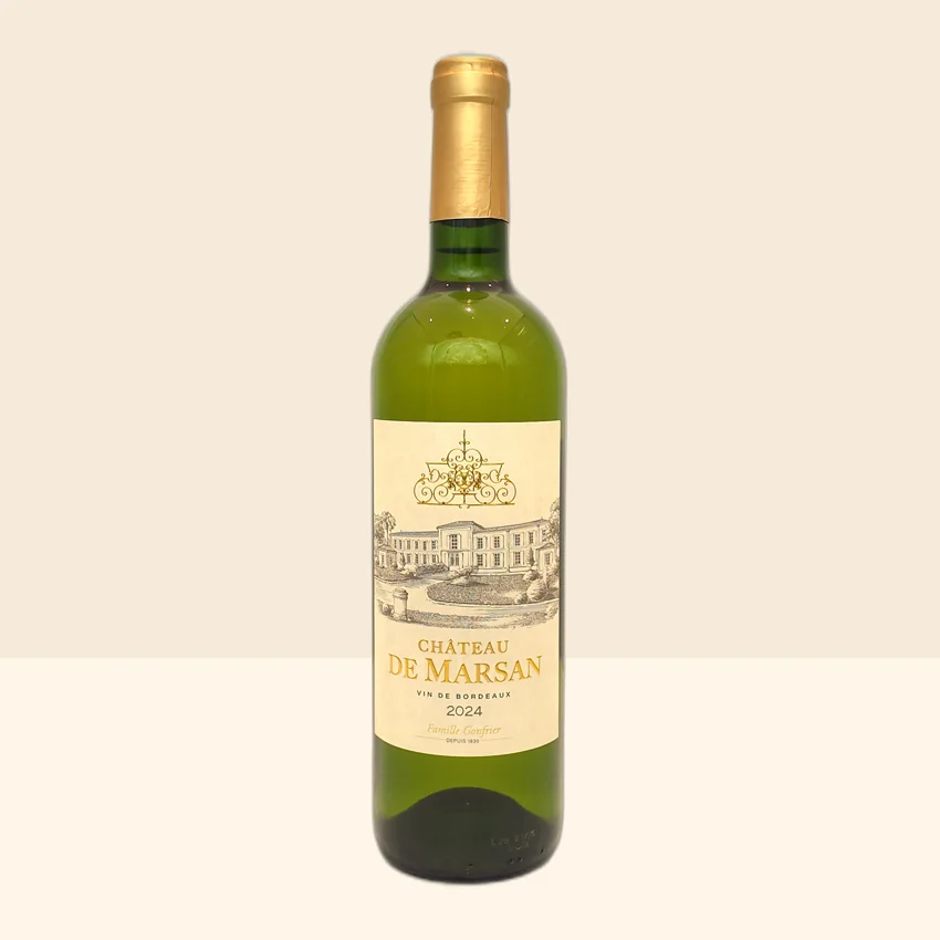 bouteille de Vin Bordeaux Blanc Sec de Château de Marsan - 2024