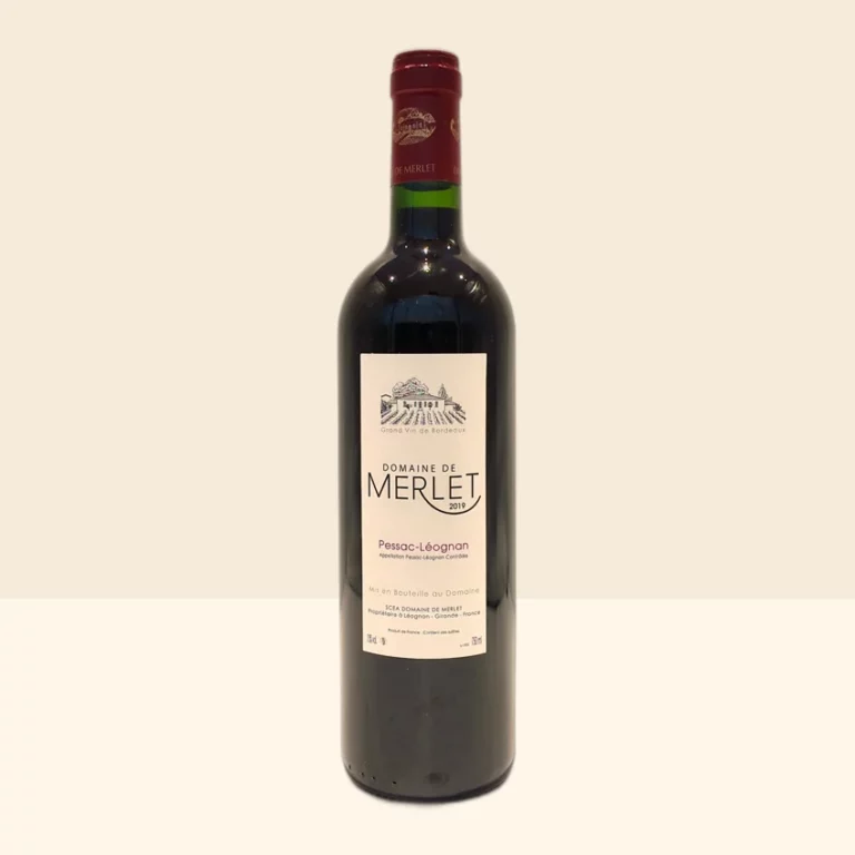 bouteille de Vin Pessac-Léognan Rouge de Domaine de Merlet - 2019