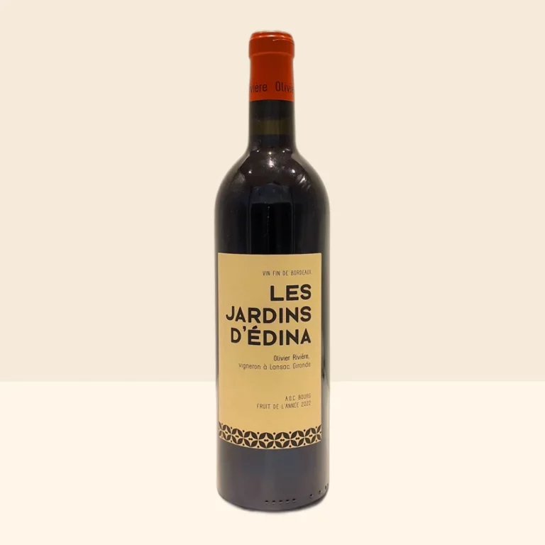bouteille de Vin Côtes de Bourg Les Jardins d'Edina de Olivier Rivière - 2022