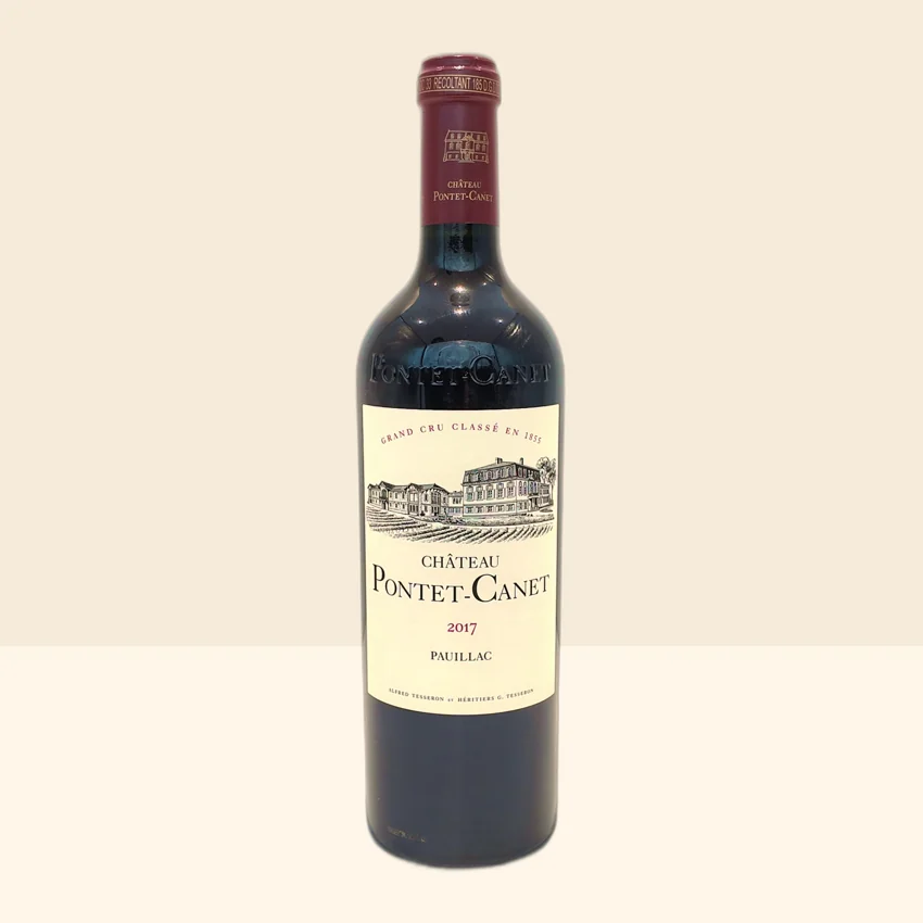 bouteille de Vin Pauillac de Château Pontet-Canet - 2017