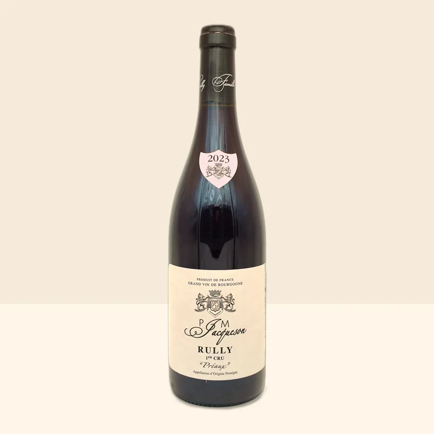 bouteille de Vin Rully 1er Cru Rouge Préaux de Paul & Marie Jacqueson - 2023