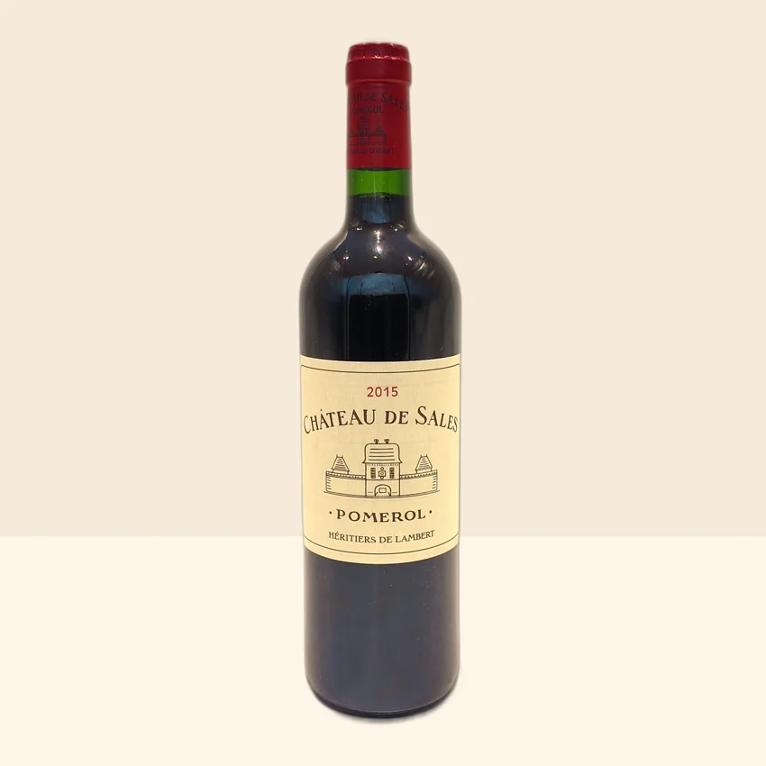 bouteille de Vin Pomerol de Château de Sales - 2015