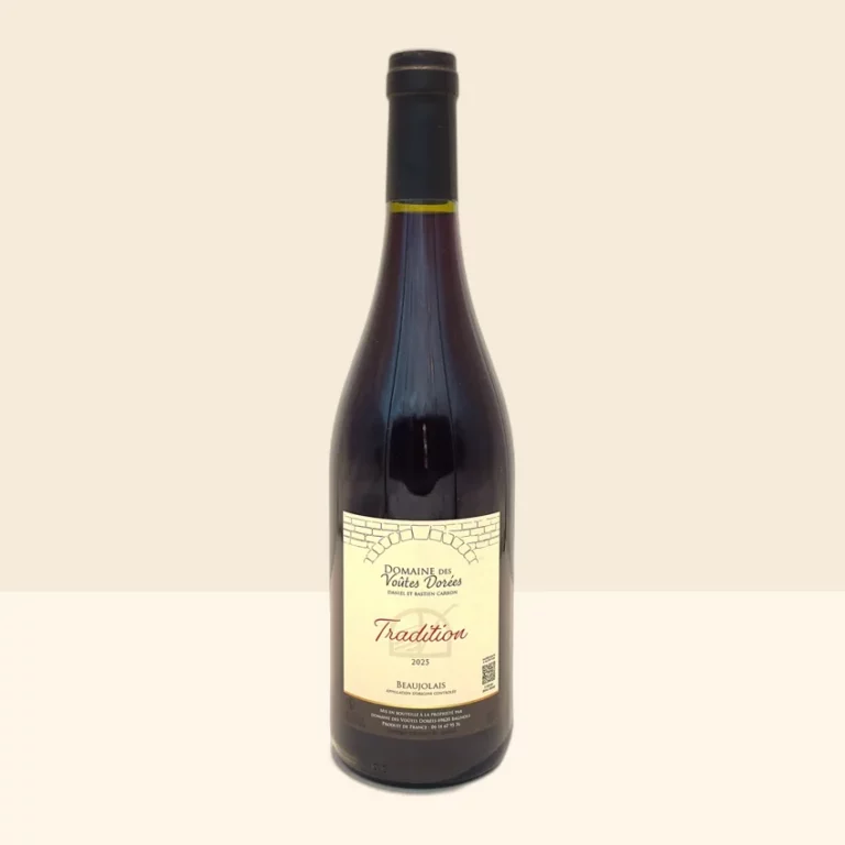 bouteille de Vin Beaujolais Tradition de Domaine des Voûtes Dorées - 2025