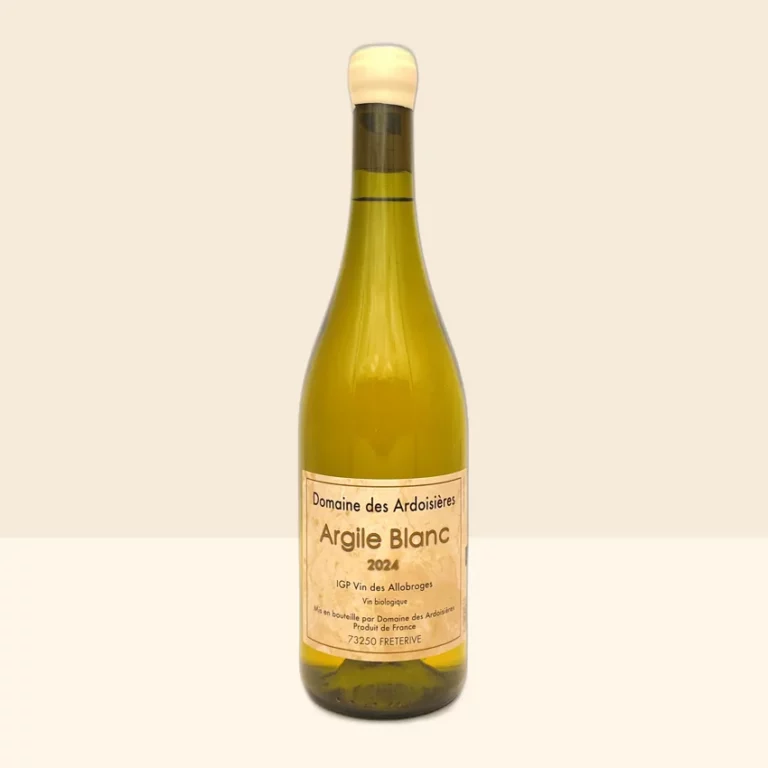 bouteille de Vin Argile Blanc de Domaine des Ardoisières - 2024