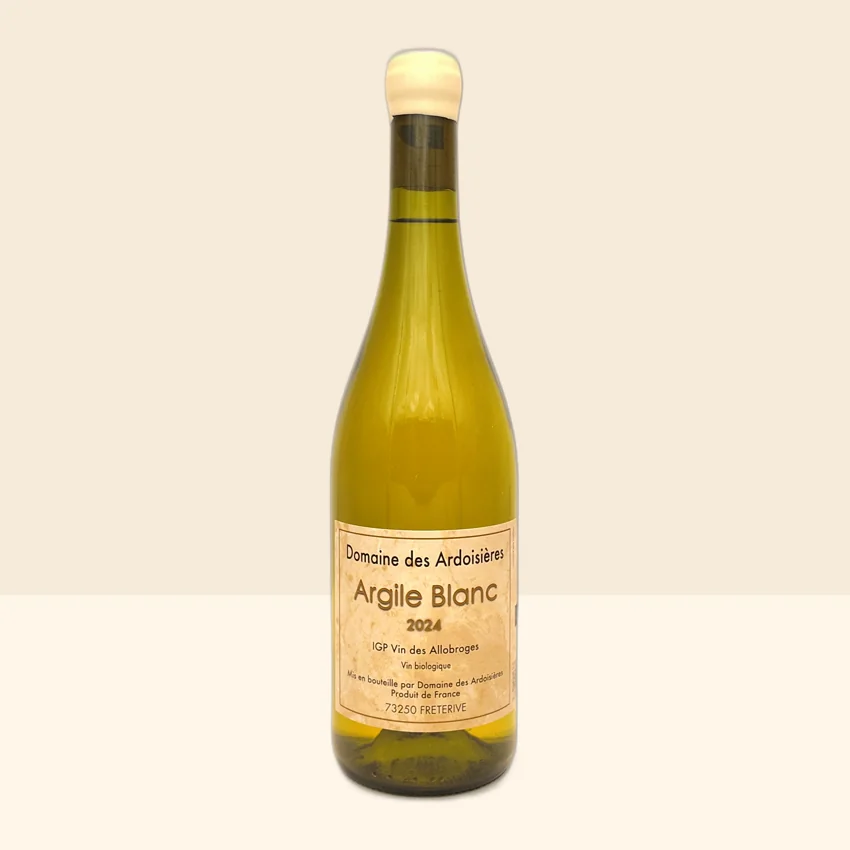 bouteille de Vin Argile Blanc de Domaine des Ardoisières - 2024