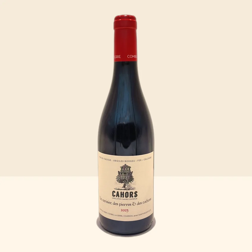bouteille de Vin Un Cerisier, des Pierres et des Cochons de Château Combel La Serre - 2023