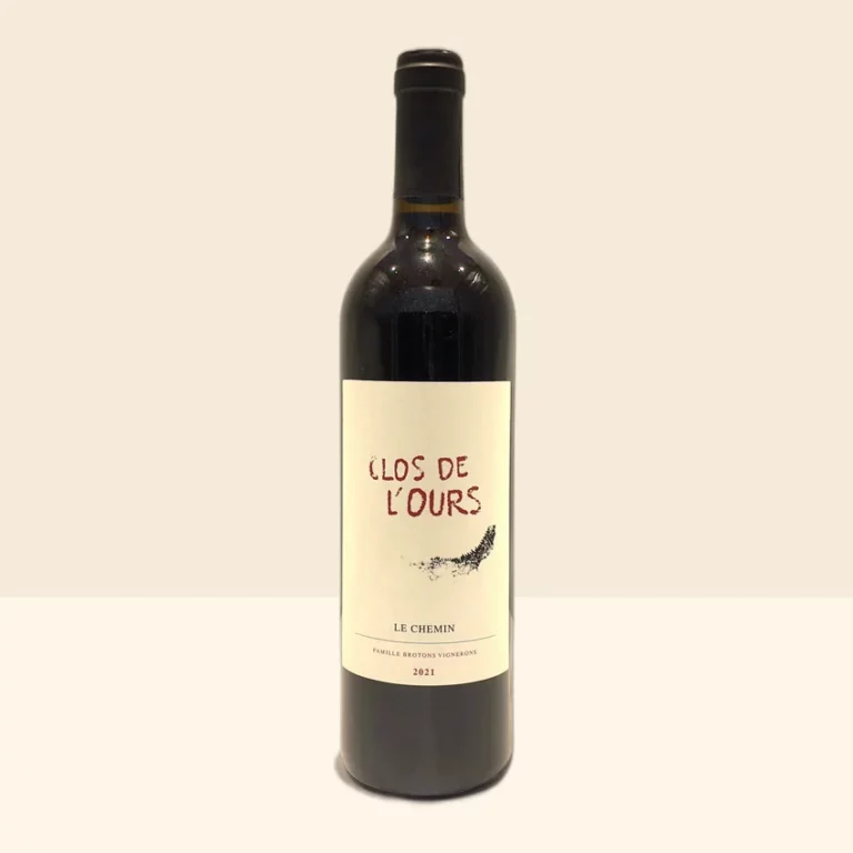 bouteille de Vin Le Chemin de Clos de l'Ours - 2021