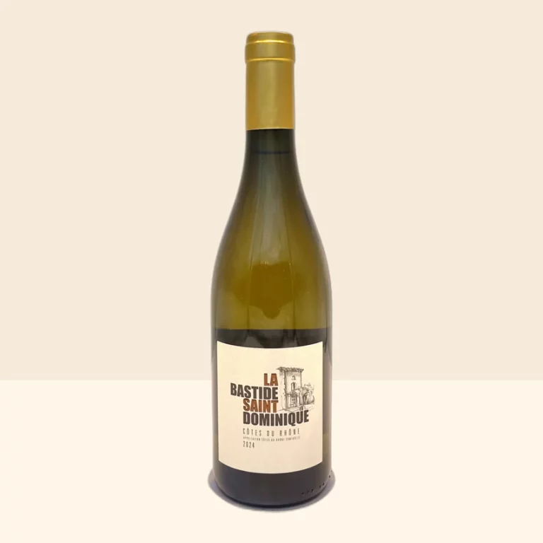 bouteille de Vin Côtes du Rhône Blanc de La Bastide Saint Dominique - 2024