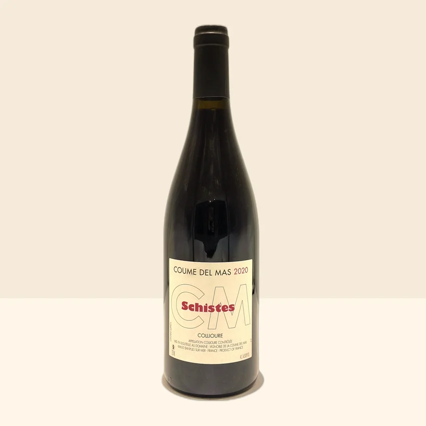 bouteille de Vin Schistes de Coume Del Mas - 2020