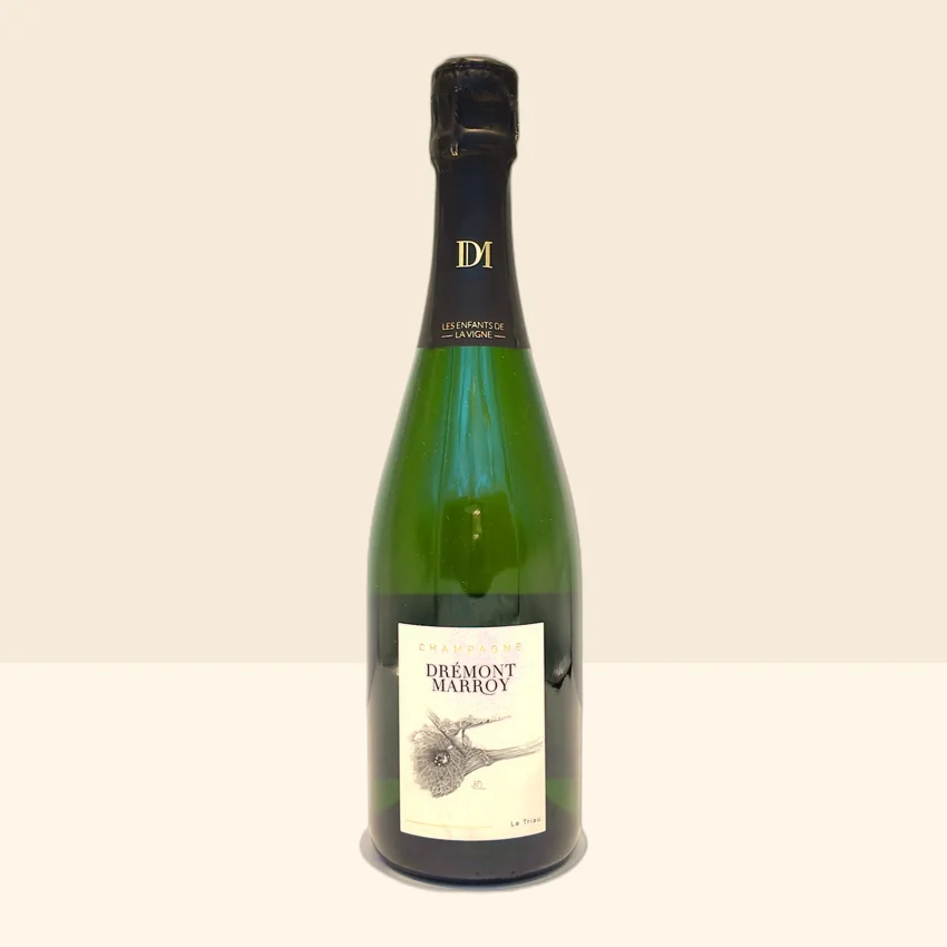 bouteille de Vin Champagne Le Triau de Drémont Marroy -
