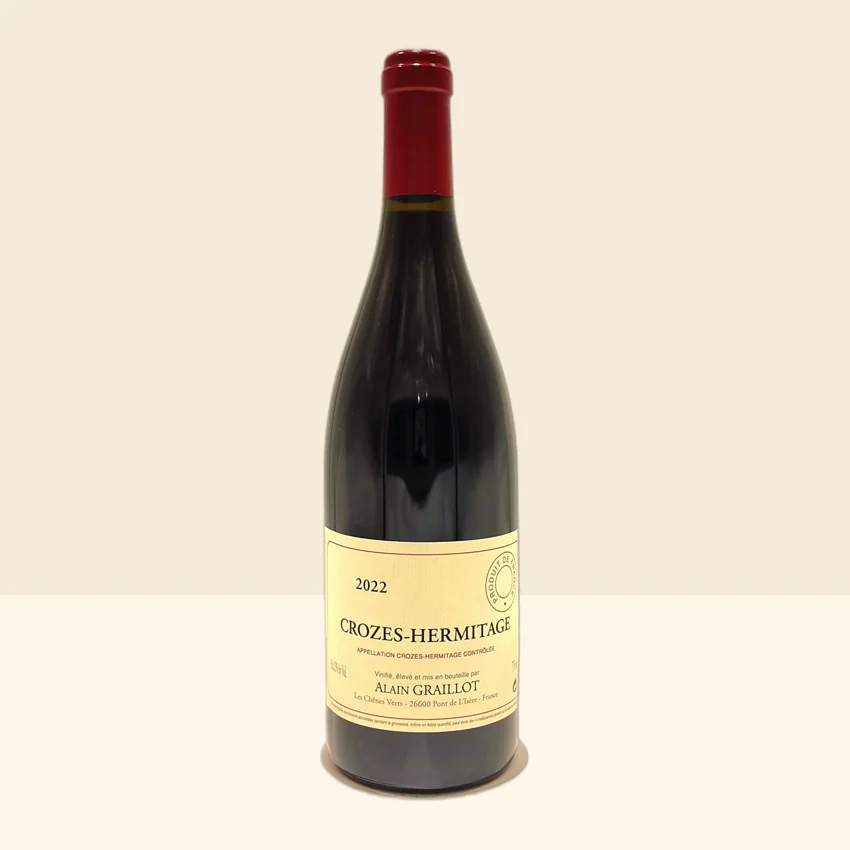 bouteille de Vin Crozes-Hermitage Rouge de Alain Graillot - 2022