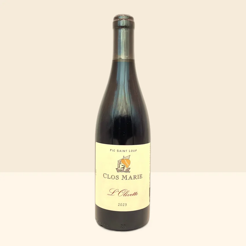 bouteille de Vin L'Olivette de Clos Marie - 2021
