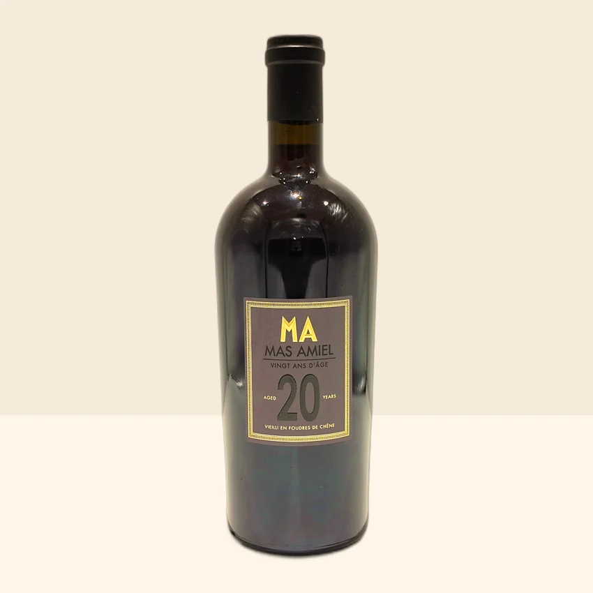 bouteille de Vin Maury 20 ans d'Âge de Mas Amiel -