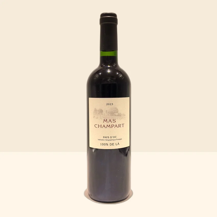 bouteille de Vin 100% de Là de Mas Champart - 2023