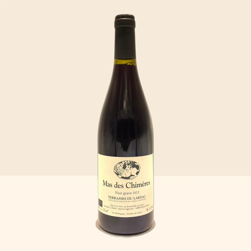 bouteille de Vin Nuit Grave de Mas des Chimères - 2022