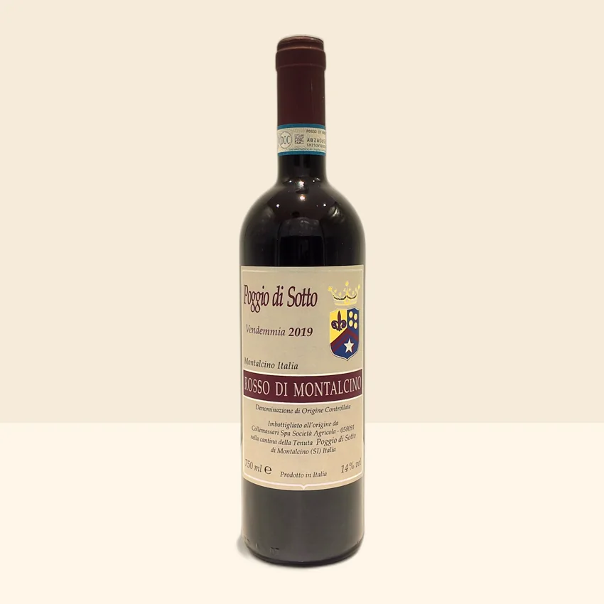 bouteille de Vin Rosso Di Montalcino de Poggio di Sotto - 2019