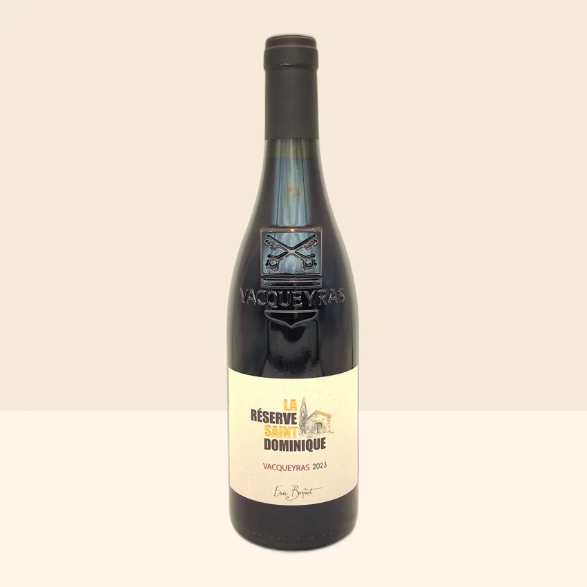 bouteille de Vin Vacqueyras de La Réserve Saint Dominique - 2023
