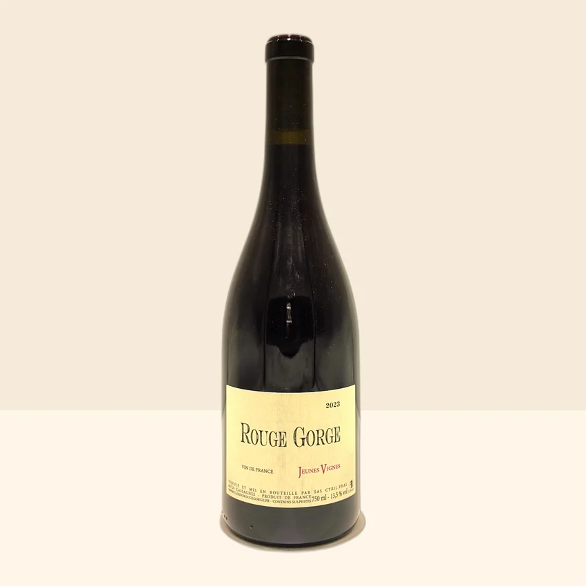 bouteille de Vin Jeunes Vignes de Clos du Rouge Gorge - 2023