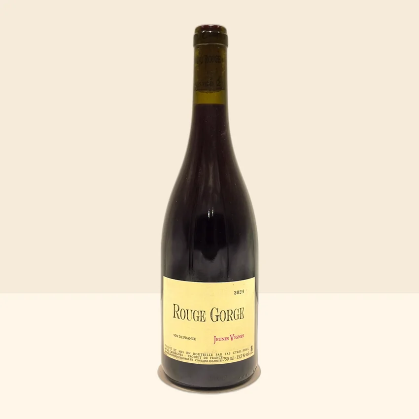 bouteille de Vin Jeunes Vignes de Clos du Rouge Gorge - 2024
