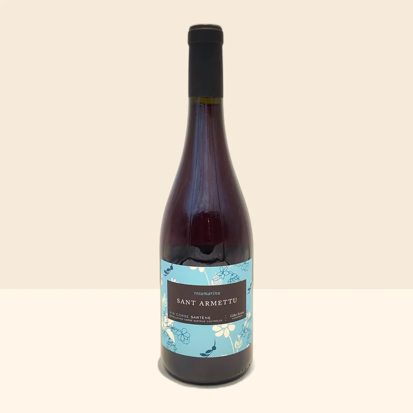 bouteille de Vin Rosumarinu Rouge de Sant Armettu - 2025