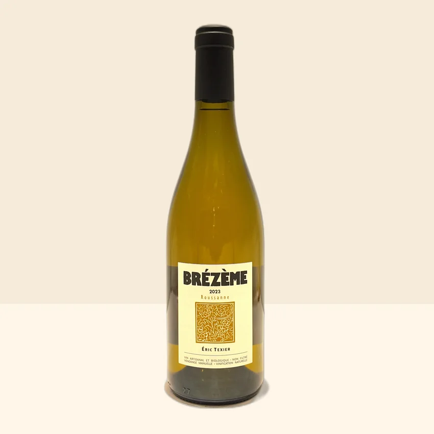 bouteille de Vin Brézème Blanc de Eric Texier - 2022